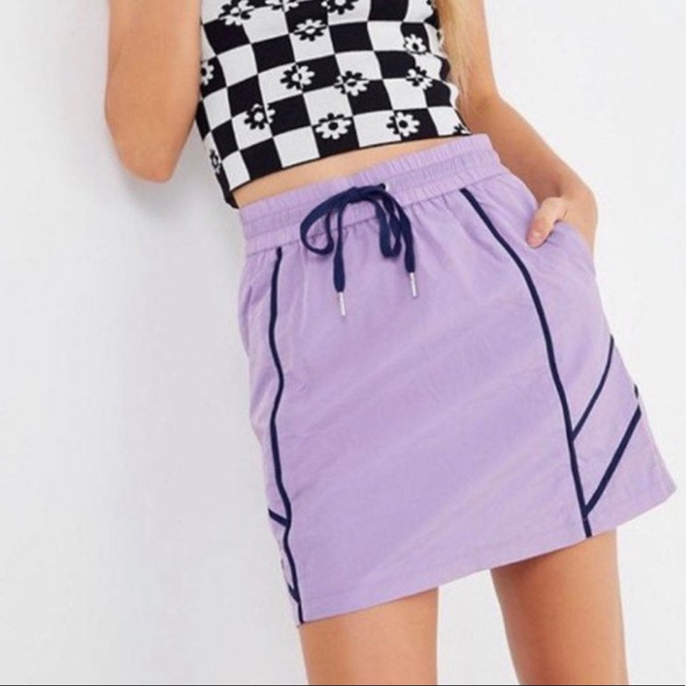Urban Outfitters Alyx Nylon Drawstring Mini Windbreaker Skirt